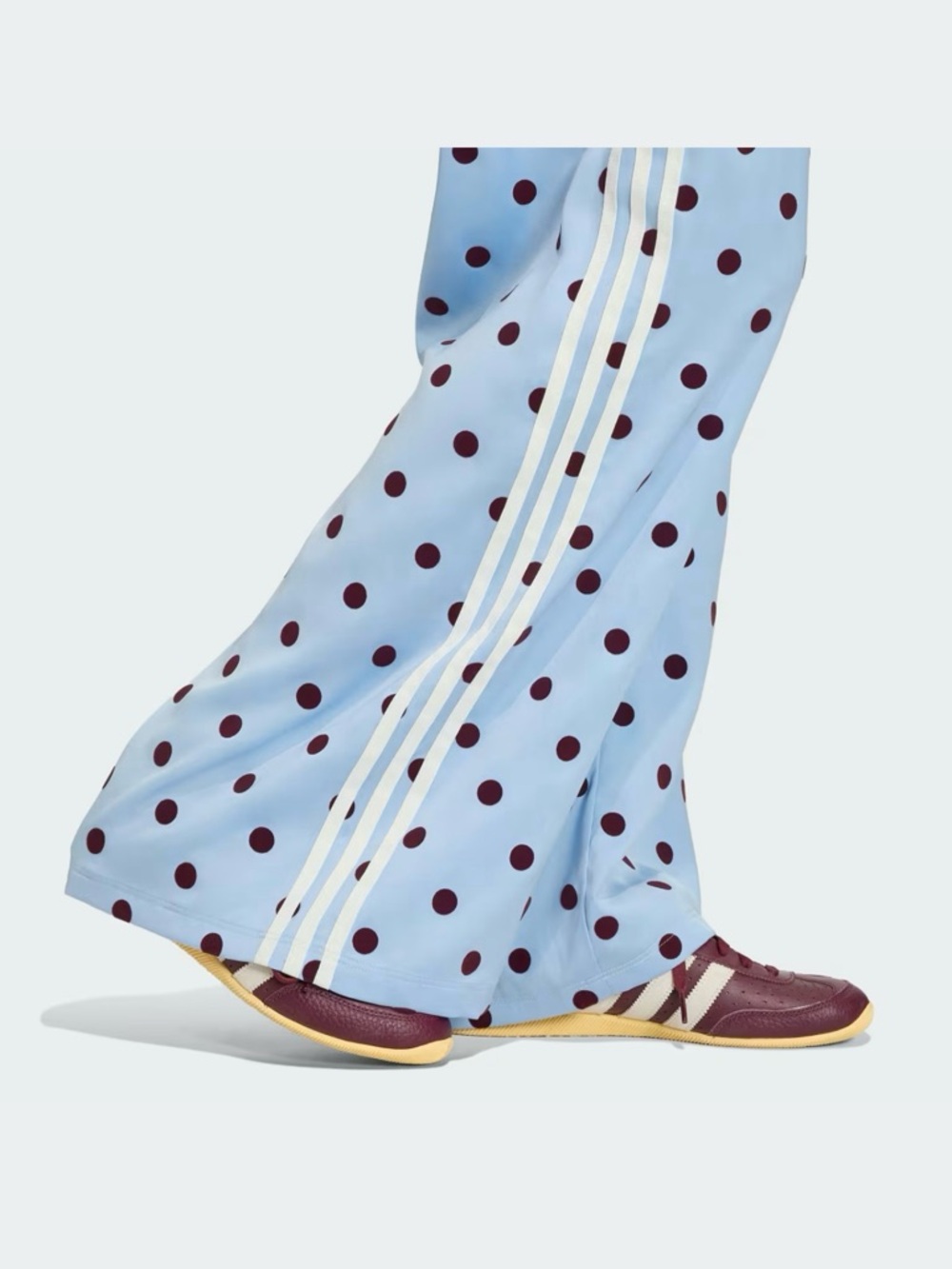 SATIN POLKA DOT WIDE LEG PANT - Picture 2 of 3